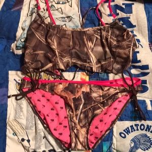 Camo Bandeau Bikini